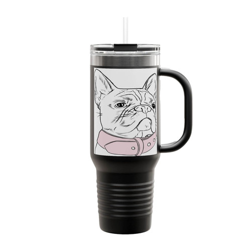 French Bulldog Insulated Travel Mug