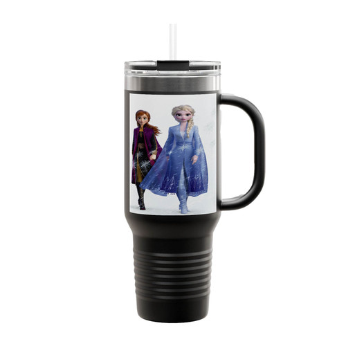 Frozen 2 Elsa And Anna Cover Insulated Travel Mug
