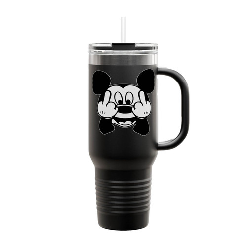 Fuck Off Mouse Insulated Travel Mug