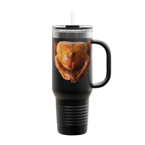 Funny Thanksgiving Cooked Turkey Insulated Travel Mug