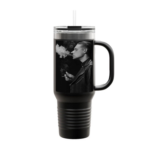 G Eazy Smoking Monochrome Insulated Travel Mug