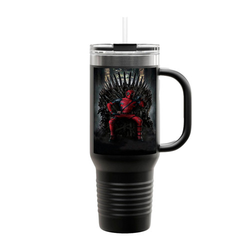 Game Of Deadpool Insulated Travel Mug