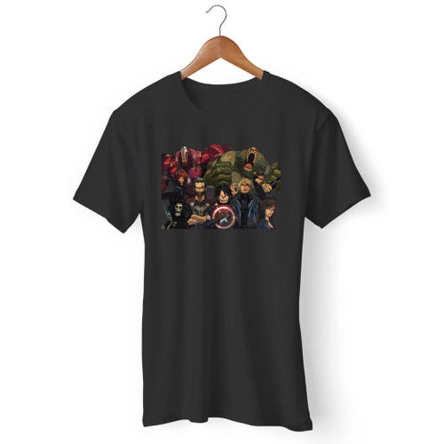 One Piece Avengers Mashup Men T Shirt