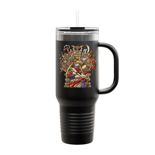 Game Of Thrones Sailor Moon Black Cat Insulated Travel Mug
