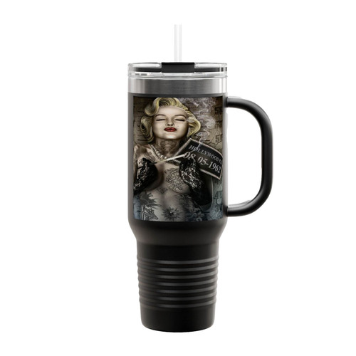 Gangsta Monroe Insulated Travel Mug