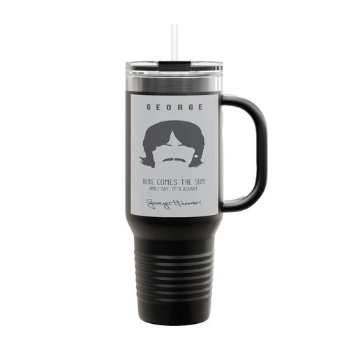 George Harrison The Beatles Insulated Travel Mug