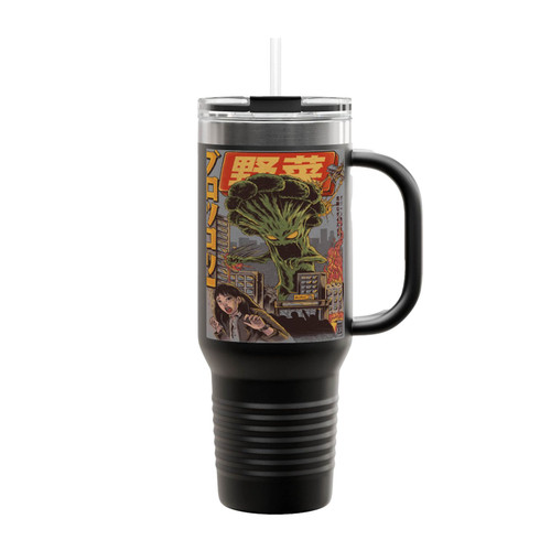 Giant Mushrooms Monster Demon Broccozilla Insulated Travel Mug