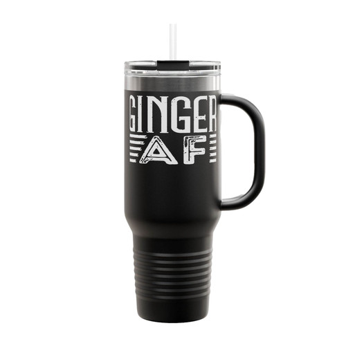 Ginger Af Funny Ginger Insulated Travel Mug