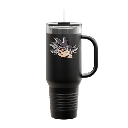 Goku Head Dagonball Insulated Travel Mug