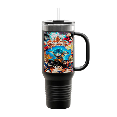 Goku Saiyan Evolution Insulated Travel Mug