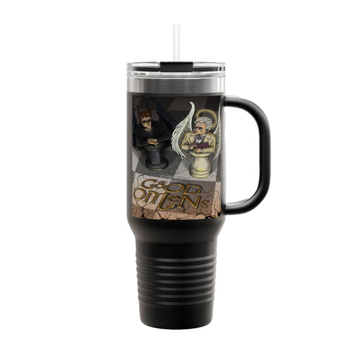 Good Omens Insulated Travel Mug