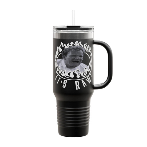 Gordon Ramsay Hell's Kitchen Nightmares It's Raw Insulated Travel Mug