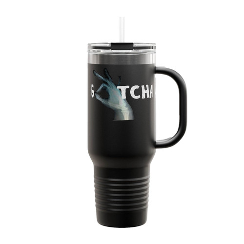 Gotcha Circle Game X-Ray Insulated Travel Mug