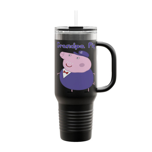 Grandpa Pig Insulated Travel Mug