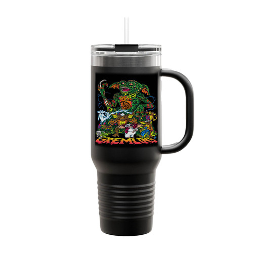 Gremlins Art Insulated Travel Mug