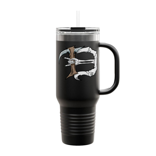 Grim Metal City Insulated Travel Mug
