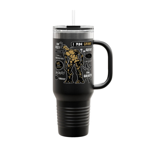 Groot Famous Quotes Insulated Travel Mug