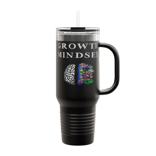 Growth Mindset Brain Design Insulated Travel Mug