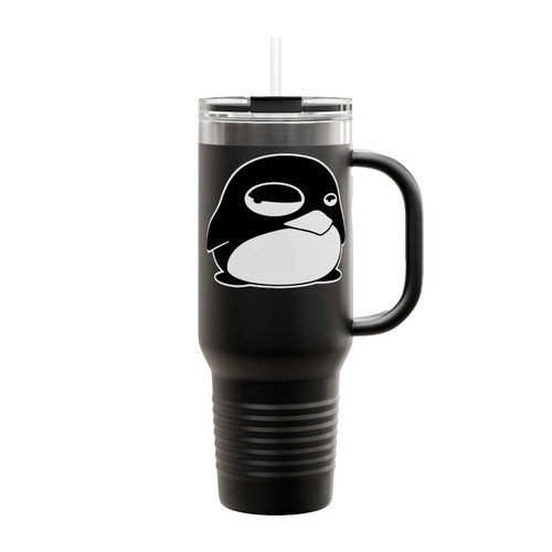 Grumpy Penguin Insulated Travel Mug