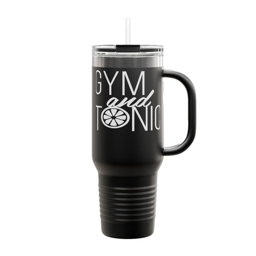 Gym And Tonic Insulated Travel Mug