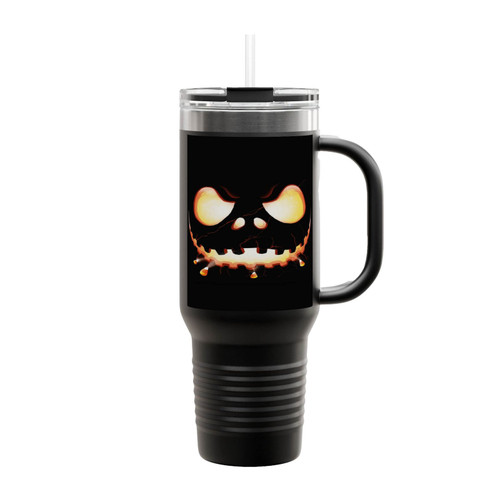 Halloween Pumpking Anytime Insulated Travel Mug