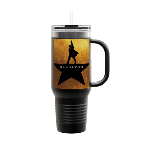 Hamilton Musical Poster Insulated Travel Mug