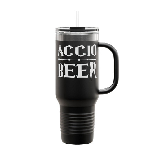 Harry Potter Novelty Accio Beer Hogwarts Insulated Travel Mug