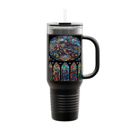 Harry Potter Stained Glass Insulated Travel Mug