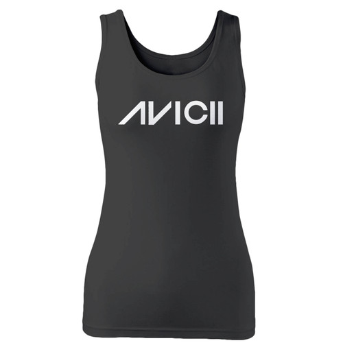 High quality print of this slim fit avicii dj logo women tank top will turn heads. And bystanders won't be disappointed - the racerback cut looks good one any woman's shoulders.