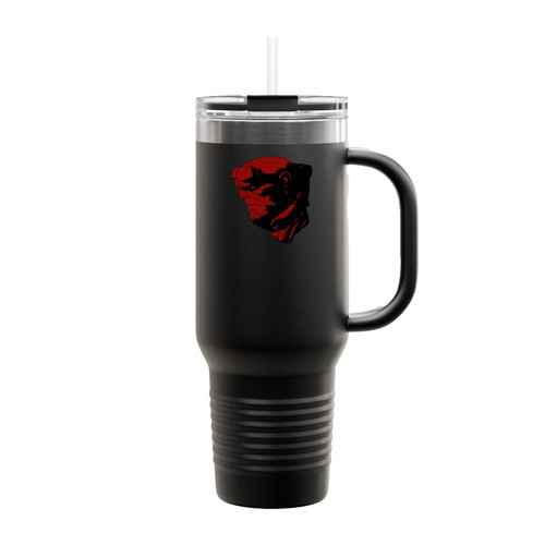 Hellboy Inspired Comic Superhero Cool Insulated Travel Mug