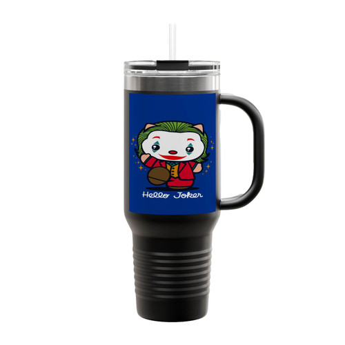 Hello Joker Cute Insulated Travel Mug