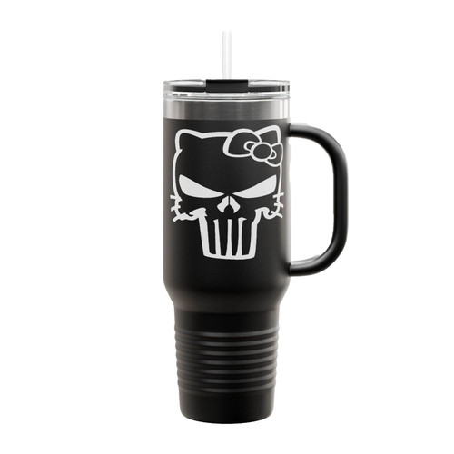Hello Kitty Punisher Insulated Travel Mug