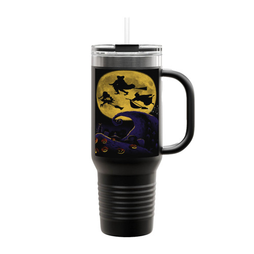 Hocus Pocus Sanderson Sisters Nightmare Before Insulated Travel Mug