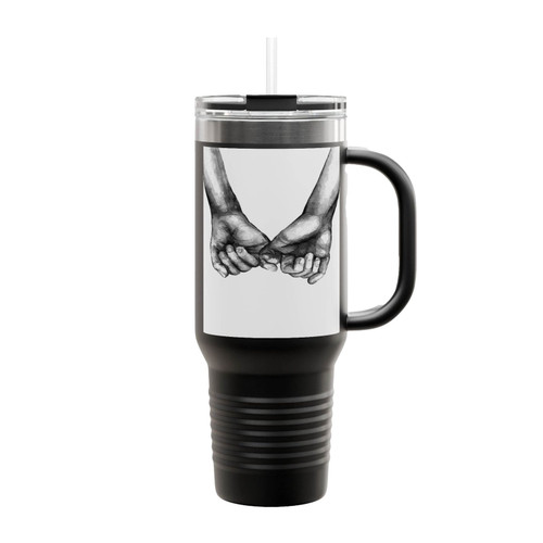 Holding Hands Insulated Travel Mug