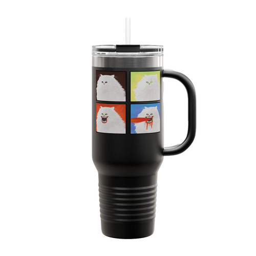 House Cat Demon Cat Horror Movie Insulated Travel Mug