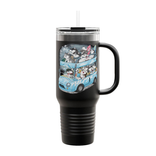 Husky Family Insulated Travel Mug