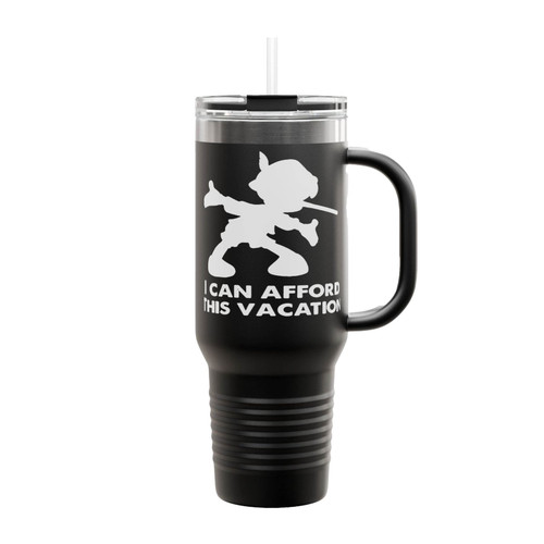 I Can Afford This Vacation Disney Inspired Pinocchio Insulated Travel Mug