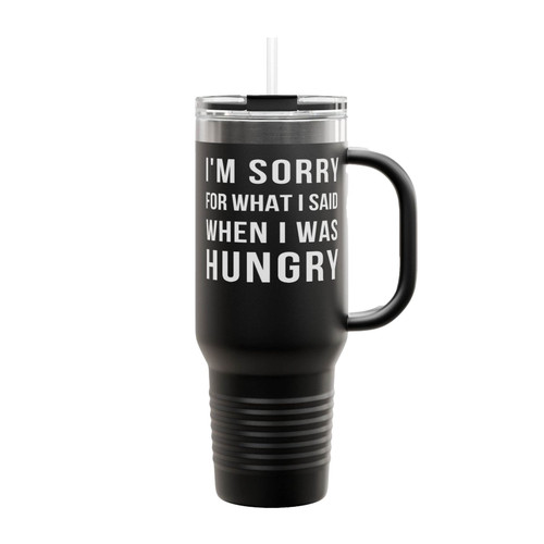 I Was Hungry Insulated Travel Mug