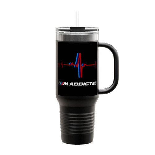 Iam Addicted Logo Insulated Travel Mug