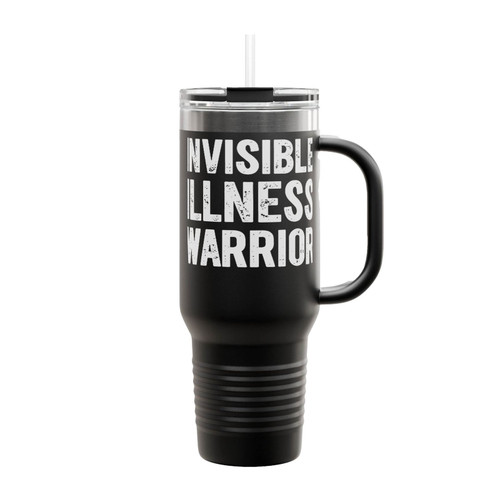 Invisible Illness Warrior Insulated Travel Mug