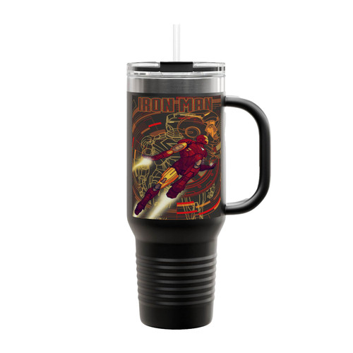 Iron Man Avengers Movie Insulated Travel Mug