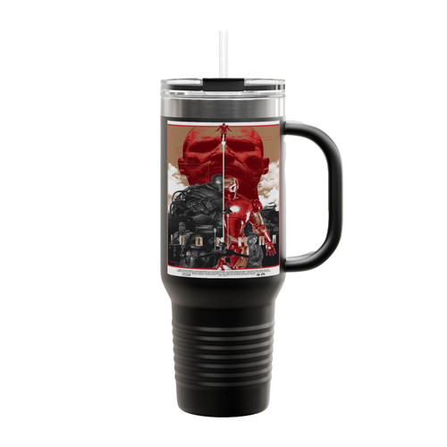 Iron Man Marvel Movie Insulated Travel Mug