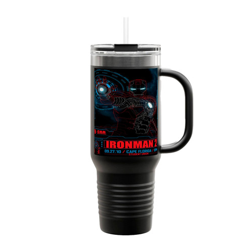 Ironman 2 Art Insulated Travel Mug