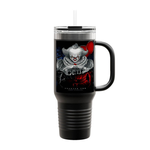 It Chapter Ii Pennywise Movie Insulated Travel Mug