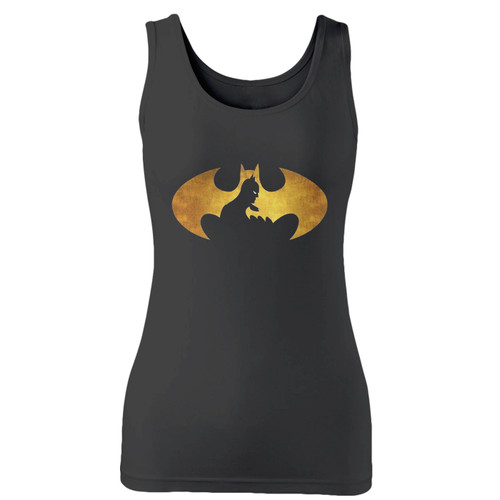 High quality print of this slim fit batman logo women tank top will turn heads. And bystanders won't be disappointed - the racerback cut looks good one any woman's shoulders.