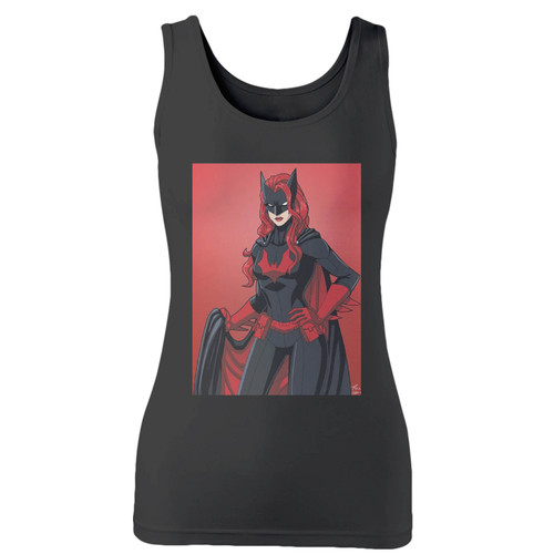 High quality print of this slim fit batwoman dc comics women tank top will turn heads. And bystanders won't be disappointed - the racerback cut looks good one any woman's shoulders.