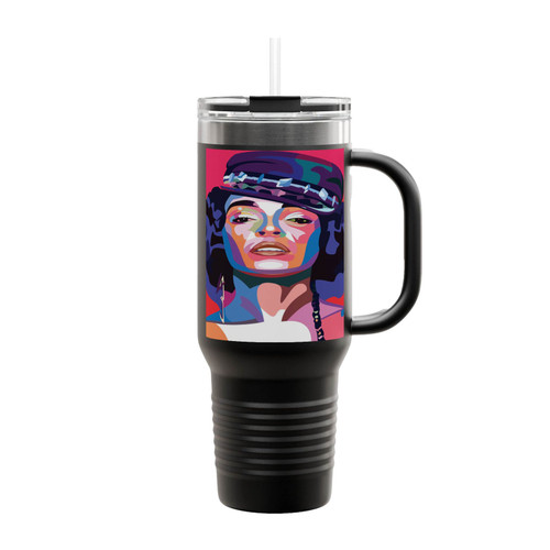 Janelle Monae Insulated Travel Mug