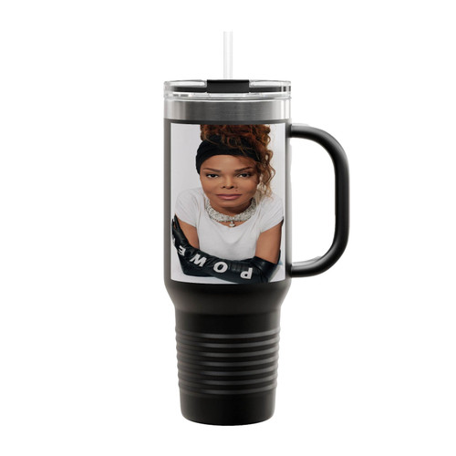 Janet Jackson Insulated Travel Mug