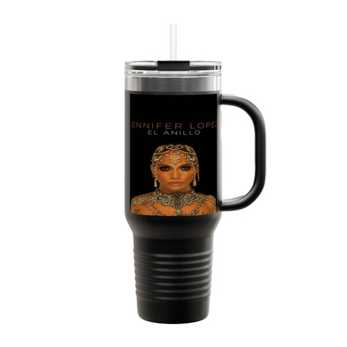 Jennifer Lopez Debuts New Song El Anillo Insulated Travel Mug