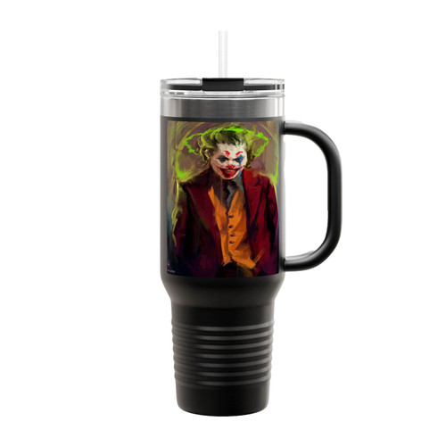 Joaquin Phoenix As The Joker Insulated Travel Mug